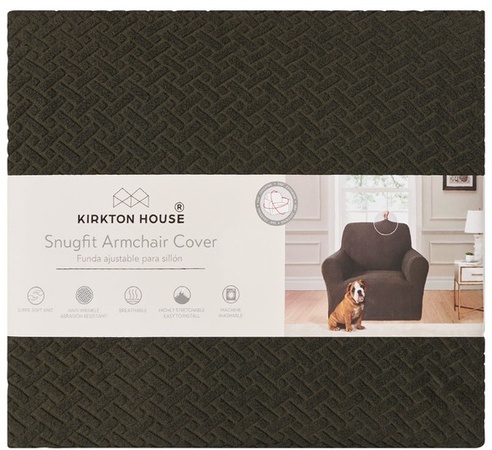 KIRKTON HOUSE Armchair Cover - Dark Gray