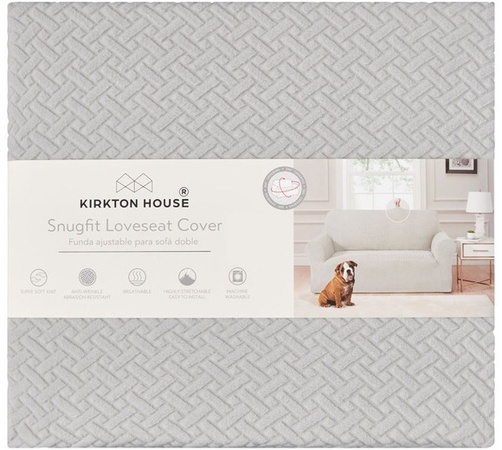KIRKTON HOUSE Loveseat Cover - Light Gray