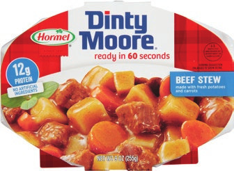 Dinty Moore or Hormel Compleats