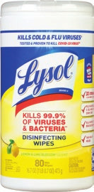 Lysol Disinfecting Wipes 80 ct or SE Grocers Bleach 121 oz
