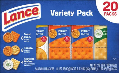 Lance Multipack Crackers 20 ct