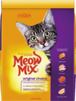 Meow Mix Original 16 lb or Tender Centers 14.2 lb