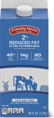 Friendly Farms 2% Ultra-Filtered Milk