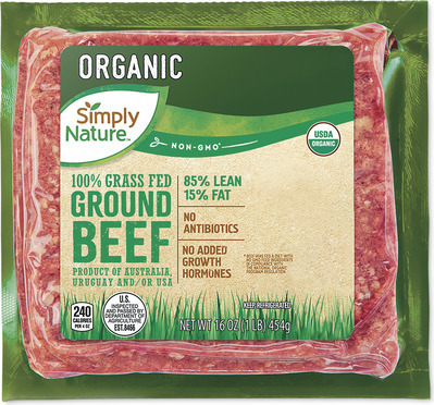 Fresh Organic 85/15 Grass-Fed Ground Beef