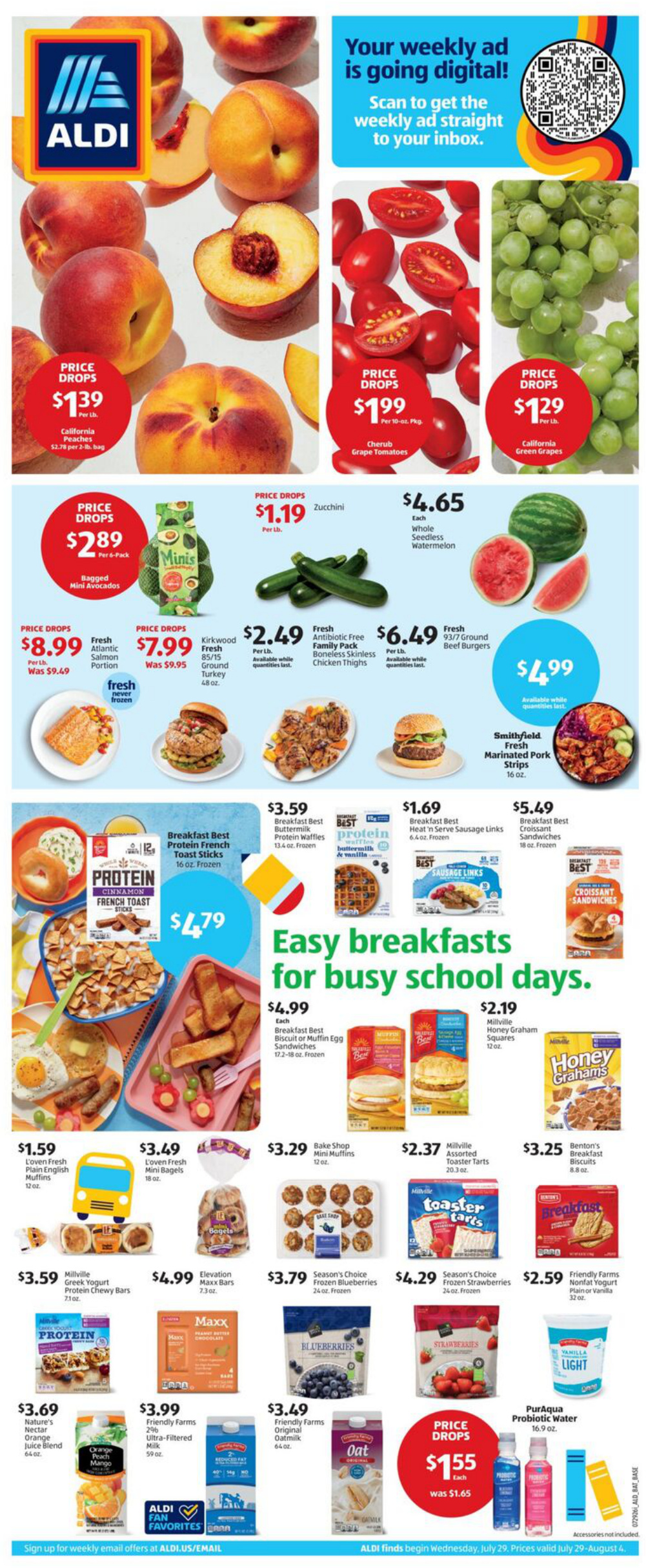 Weekly Ad Flyer (7/29 to 8/4) Page 1