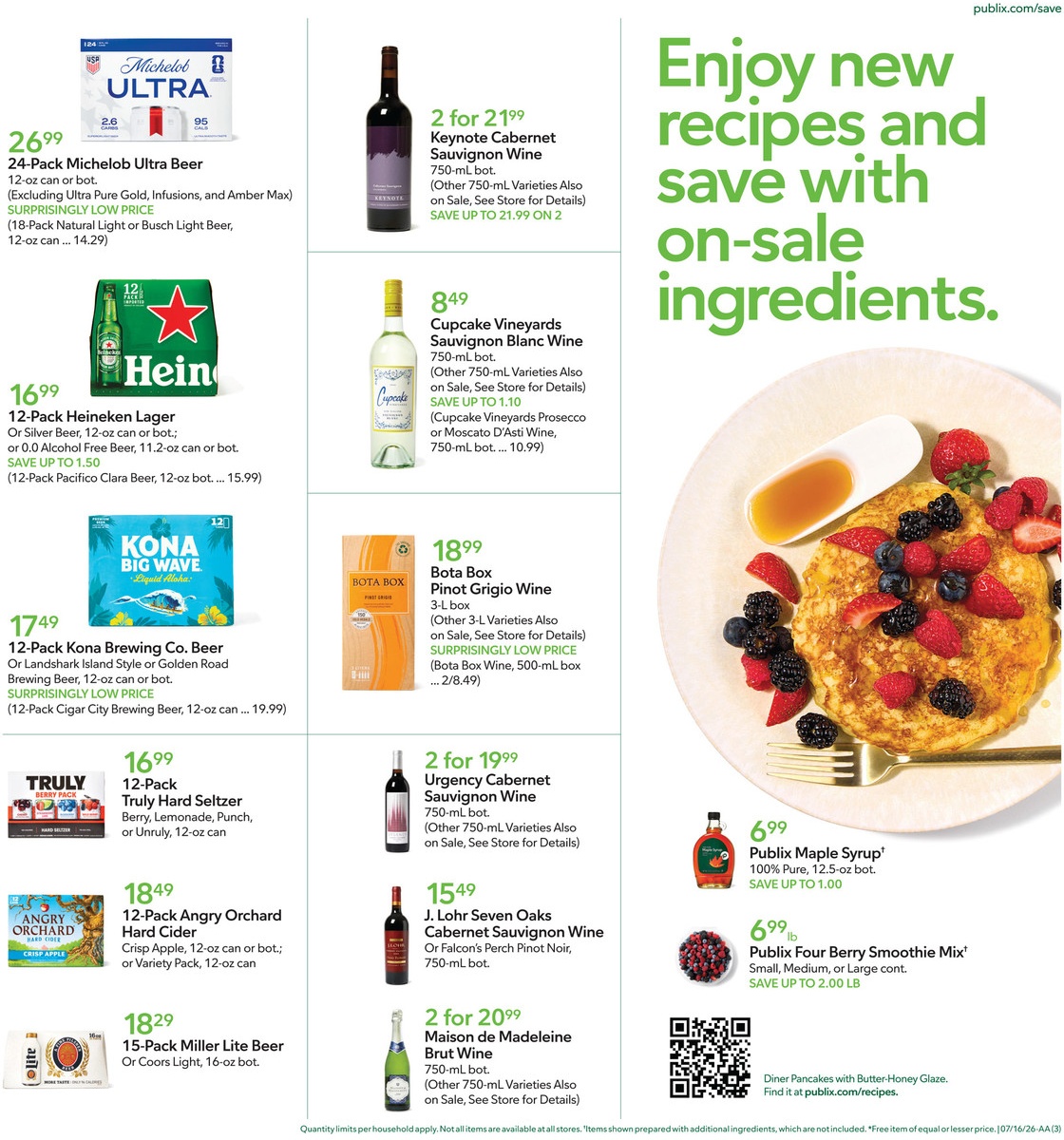 Publix Weekly Ad Page 3