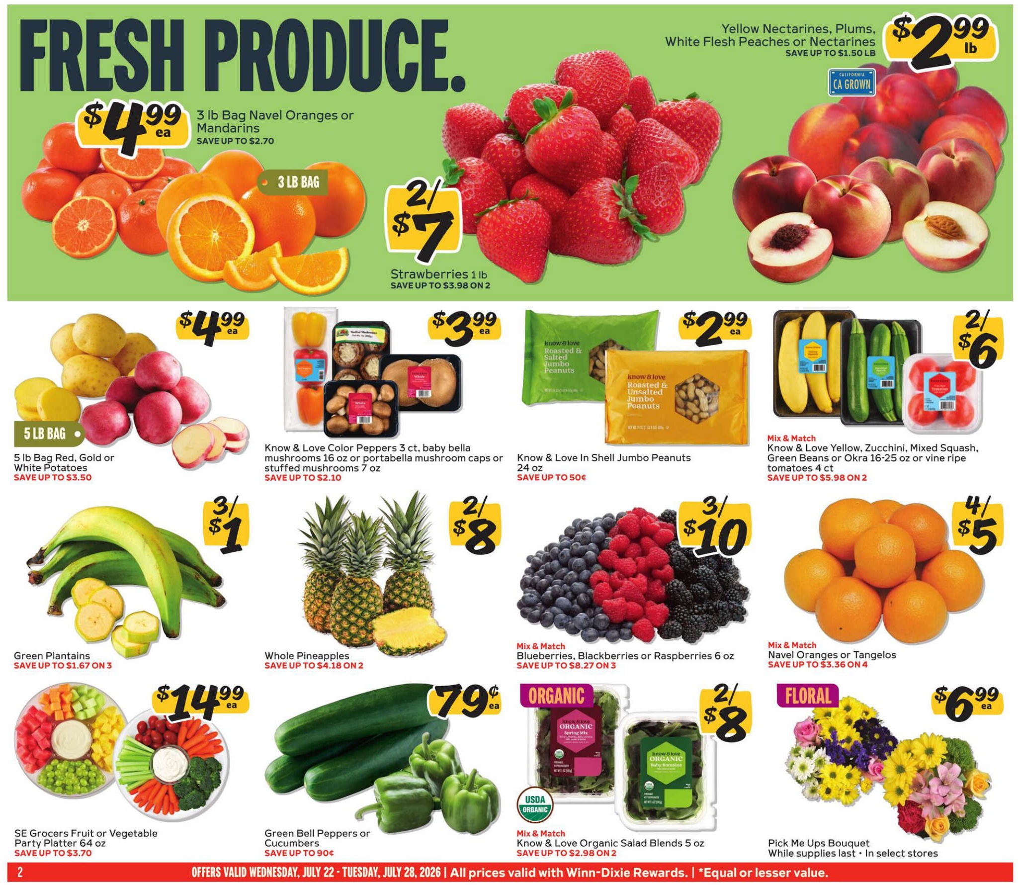 Winn-Dixie Weekly Ad Page 2