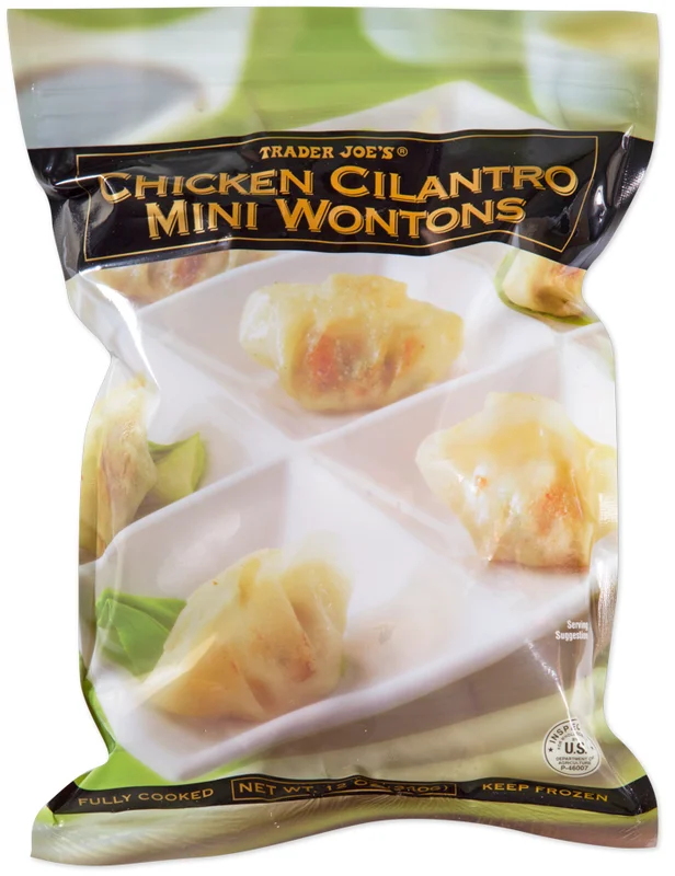 Mini Chicken Cilantro Wontons