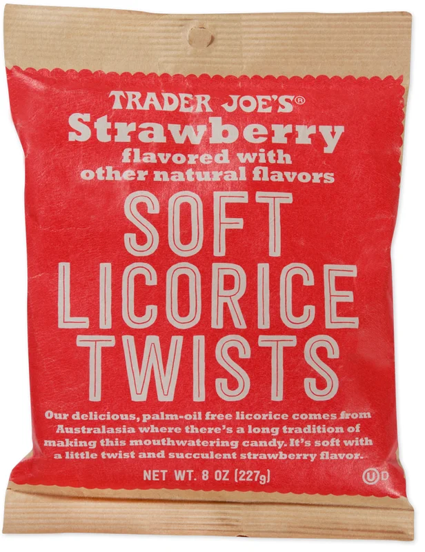 Soft Strawberry Licorice Twists