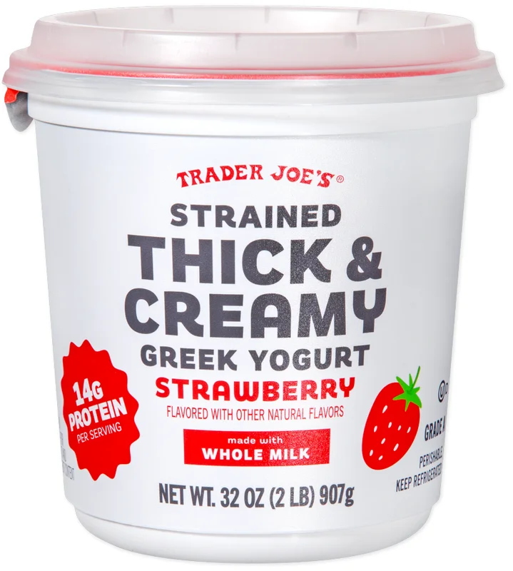 Thick & Creamy Strained Strawberry Greek Yogurt