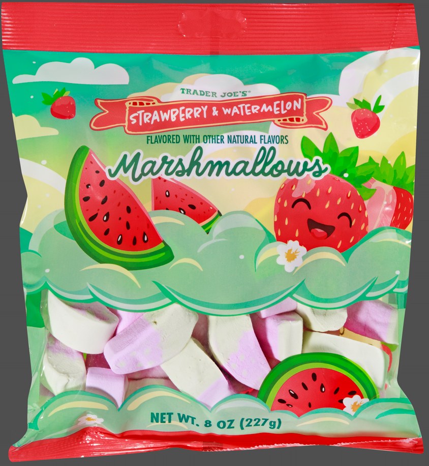 Trader Joe's Strawberry and Watermelon Marshmallows