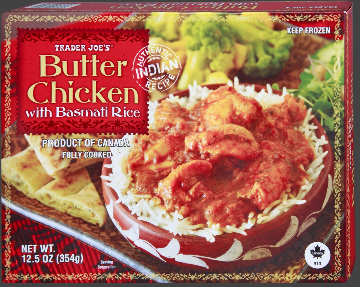 Trader Joe's Butter Chicken with Basmati Rice