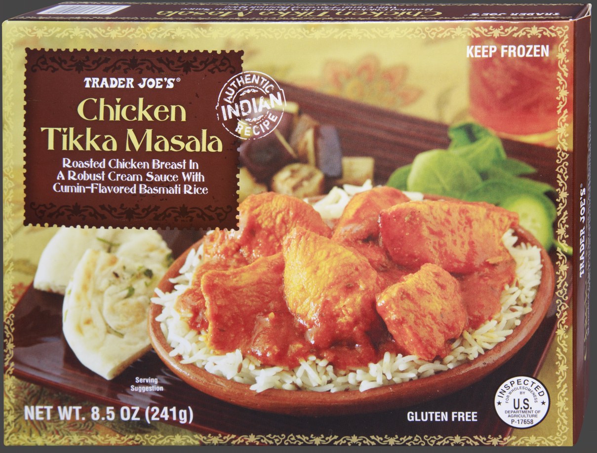 Trader Joe's Chicken Tikka Masala frozen package