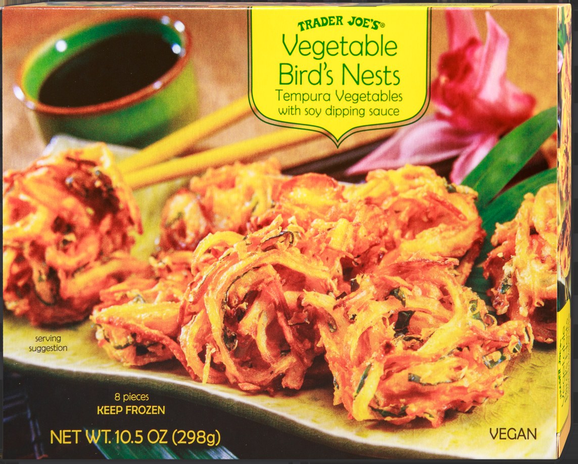 Trader Joe's Vegetable Bird's Nests frozen package