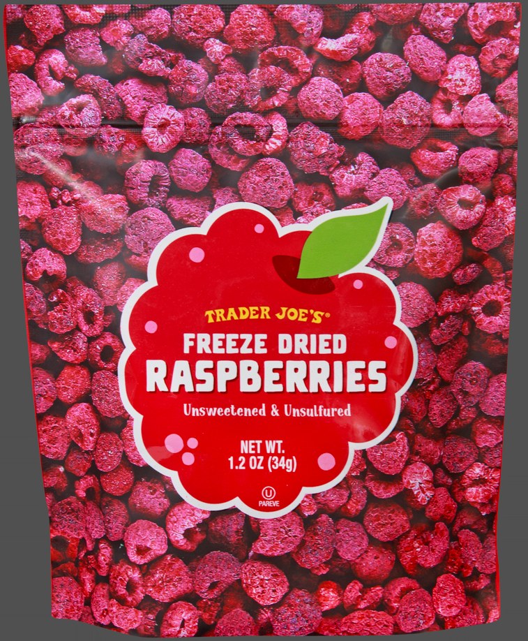 Freeze Dried Raspberries at Trader Joe's