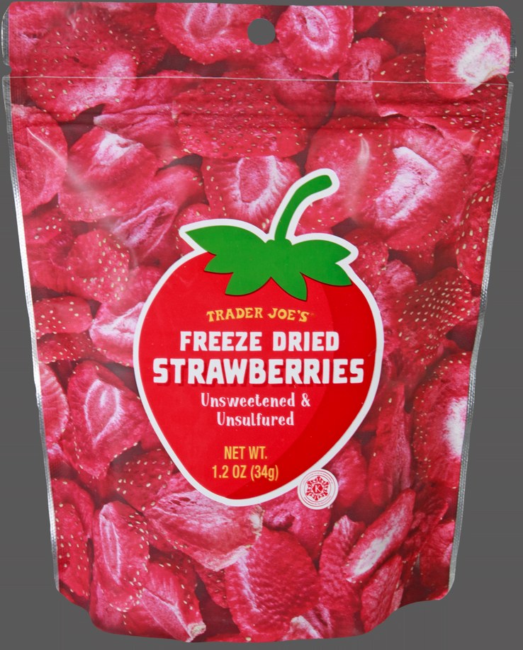 Freeze Dried Strawberries at Trader Joe's