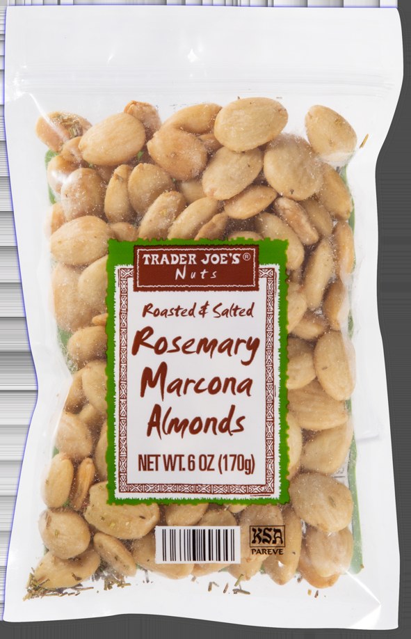 Roasted Rosemary Marcona Almonds at Trader Joe's