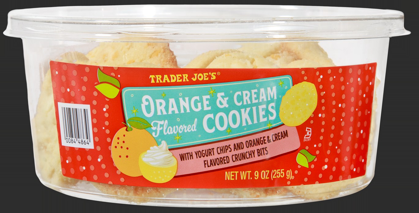 Orange & Cream Flavored Cookies at Trader Joe's