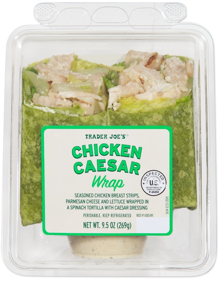 Trader Joe's Chicken Caesar Wrap