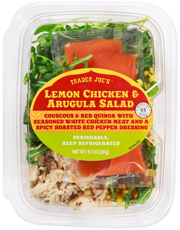 Trader Joe's Lemon Chicken & Arugula Salad
