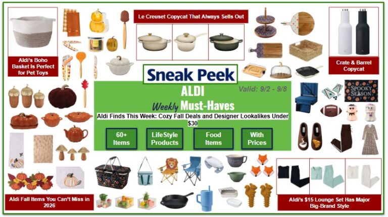 Your Visual Guide to This Week’s Aldi Must-Haves: Unveiling the Best Deals with Pictures and Prices