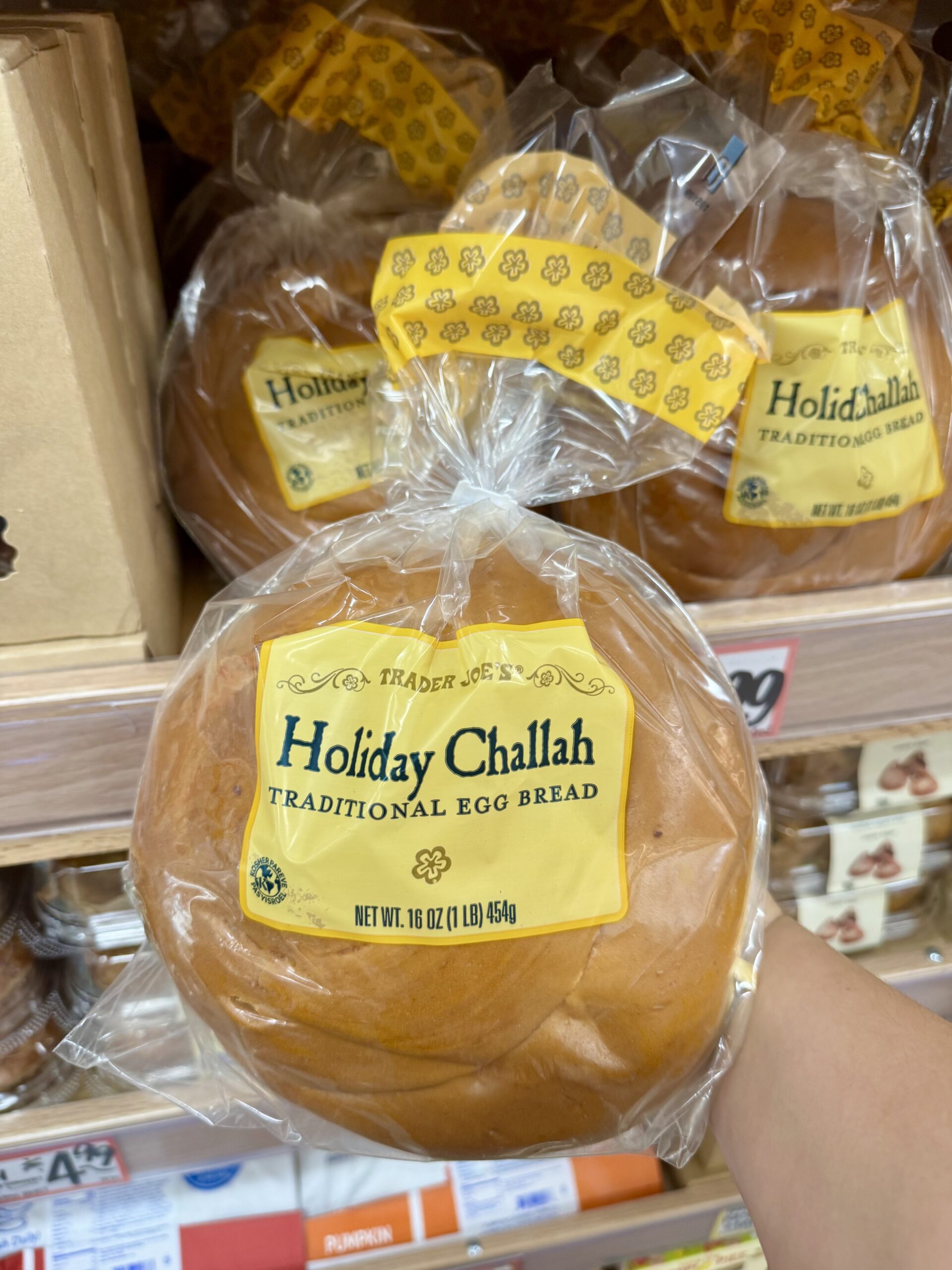 Trader Joe's Holiday Challah Traditional Egg Bread - in store