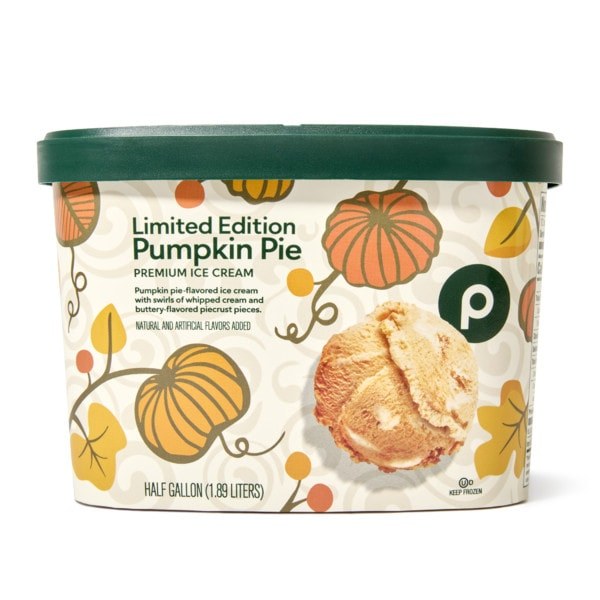 2. Publix Pumpkin Pie Premium Ice Cream