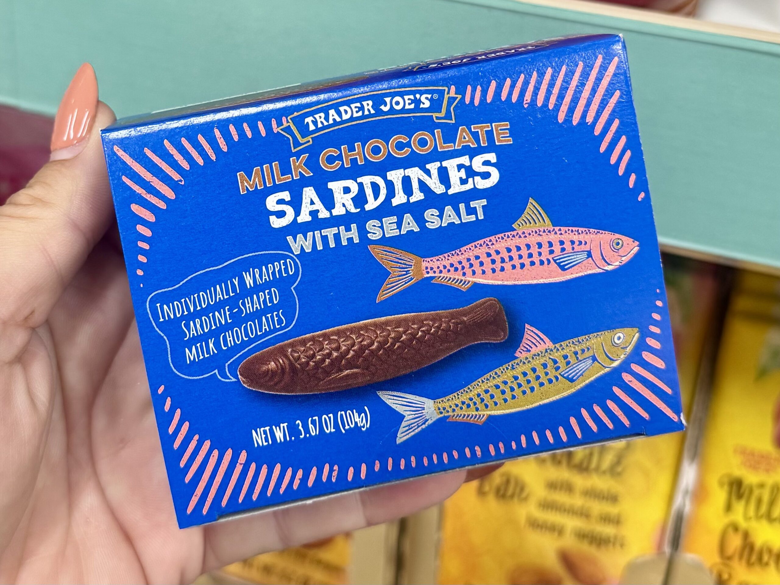 Milk Chocolate Sardines with Sea Salt - in store