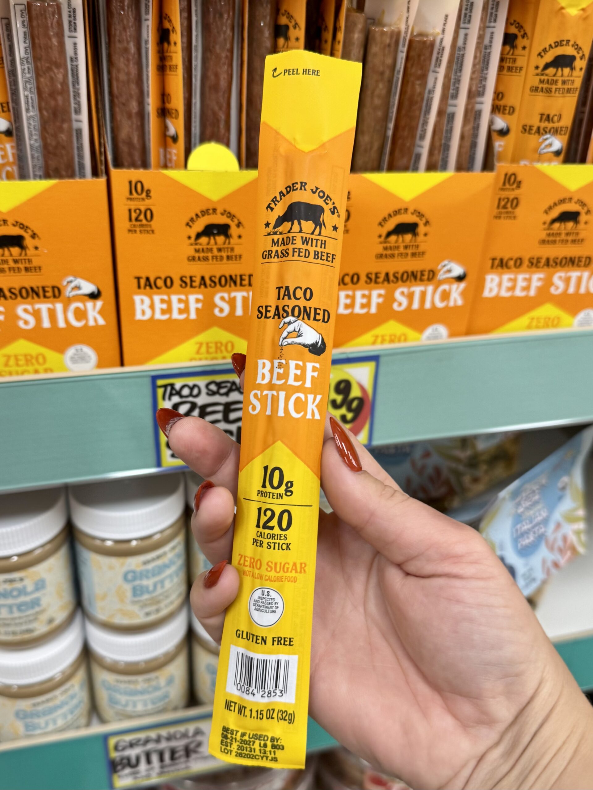 Taco Seasoned Beef Stick - in store