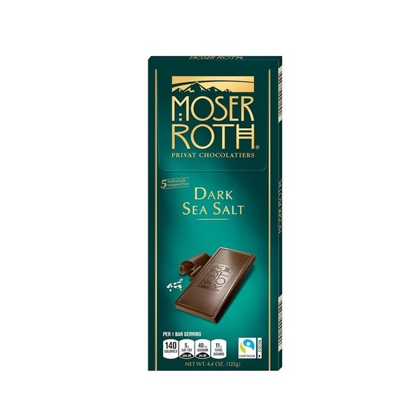 3. Moser Roth Sea Salt & Caramel Dark Chocolate Tastes Far More Expensive