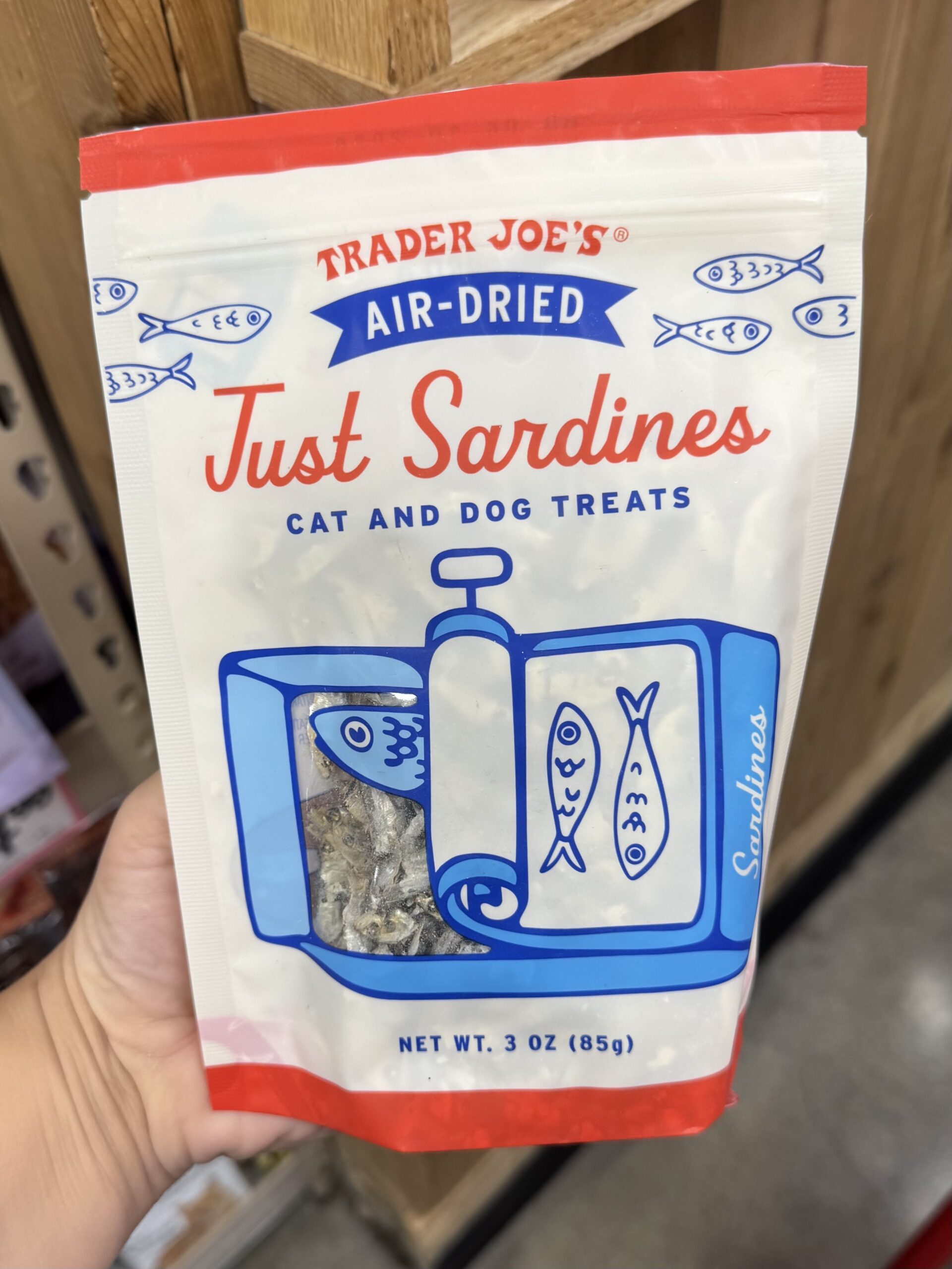 Just Sardines Cat and Dog Treats - in store