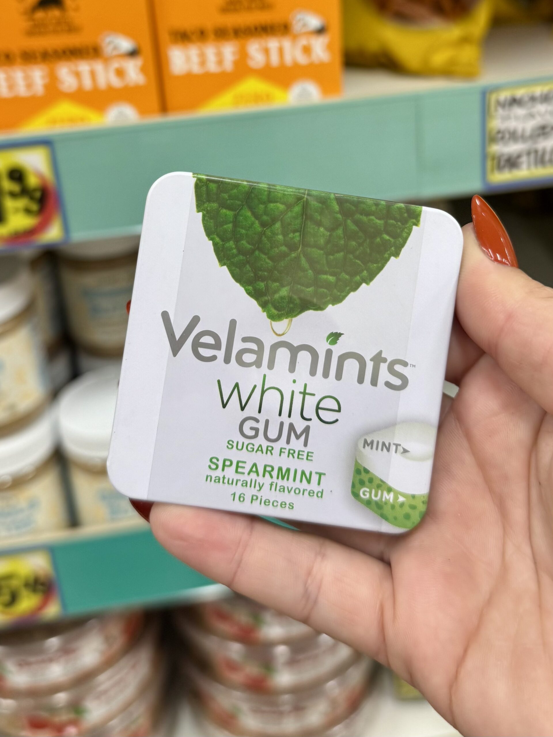 Velamints white GUM SUGAR FREE SPEARMINT - in store