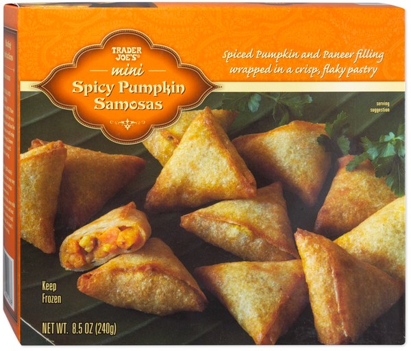 4. Mini Spicy Pumpkin Samosas
