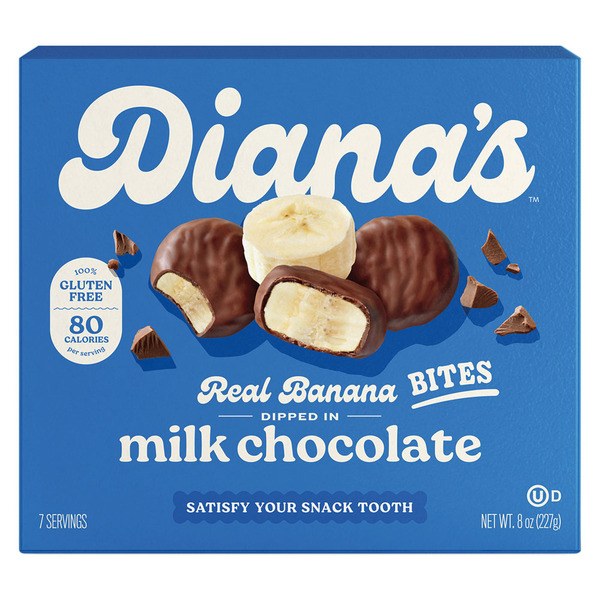 5. Diana's Bananas Milk Chocolate Banana Bites (August 2026)