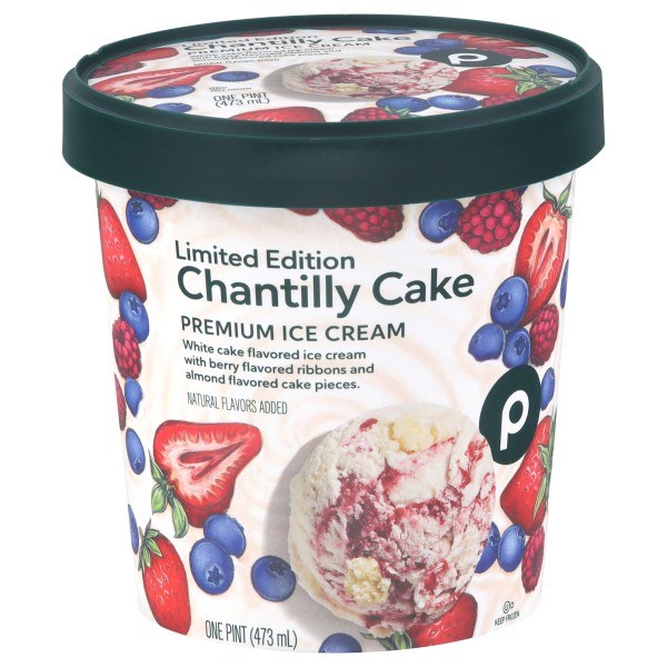 5. Publix Chantilly Cake Premium Ice Cream