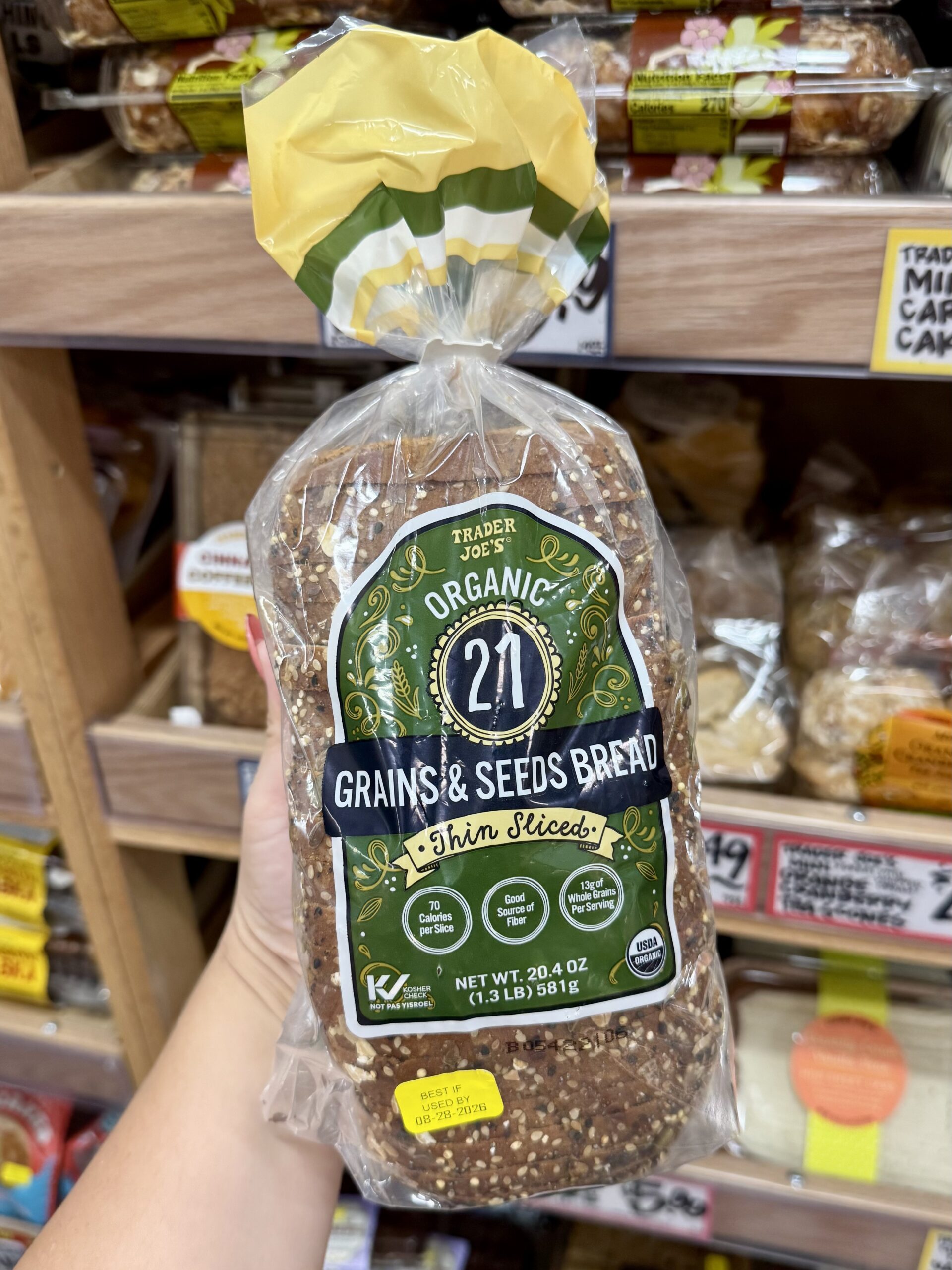 Organic 21 Grains & Seeds Bread Thin Sliced - in store