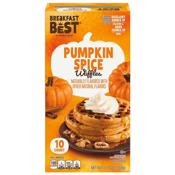 7. Breakfast Best Pumpkin Spice Waffles (August 2026)