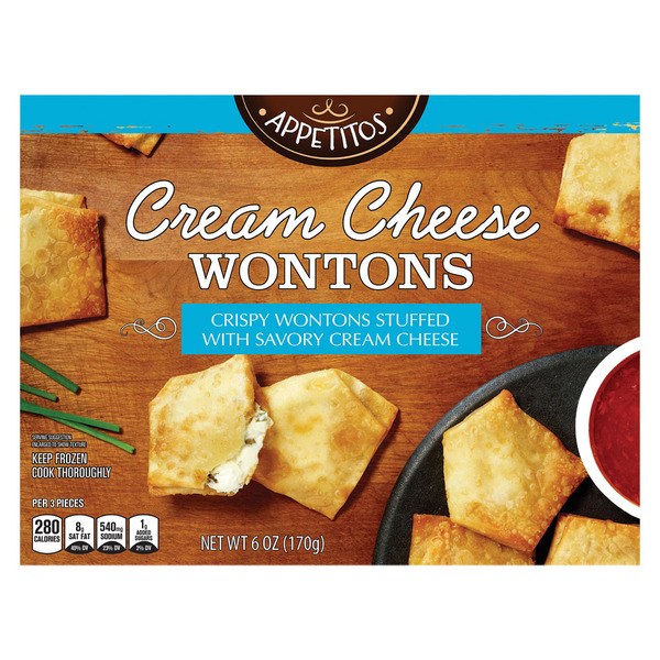 Appetitos Crab Rangoon or Cream Cheese Wontons - $2.99 (6 oz)