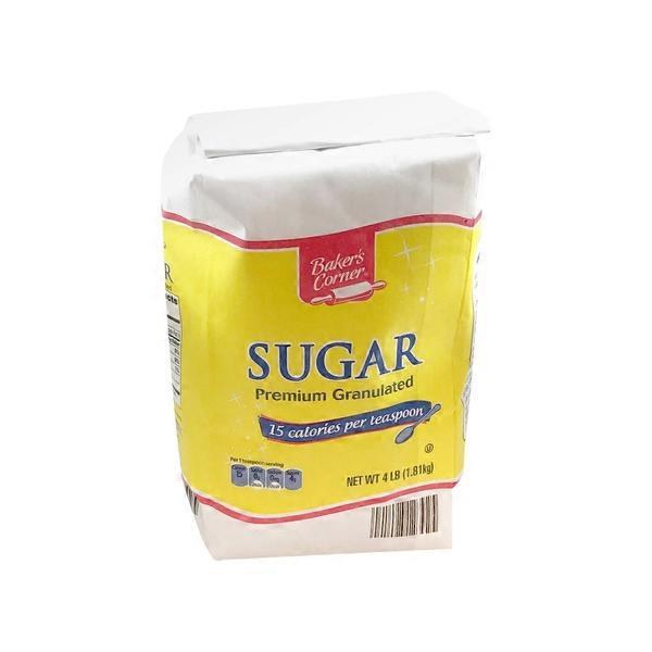 9. Baker’s Corner Granulated Sugar, 4 lb — About $3.19