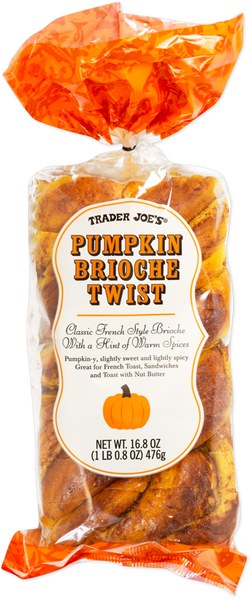 10. Pumpkin Brioche Twist