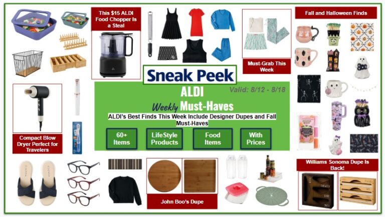 Your Visual Guide to This Week’s Aldi Must-Haves: Unveiling the Best Deals with Pictures and Prices
