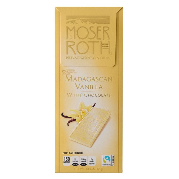 11. Moser Roth Madagascan Vanilla White Chocolate Changed My Mind About White Chocolate
