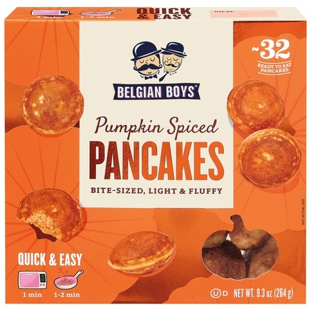 Belgian Boys Pumpkin Spice Mini Pancakes -