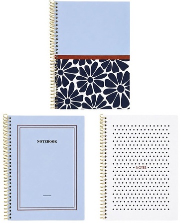 Pembrook 3pk Notebook - Blue