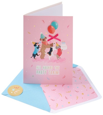 Pembrook Card - Party Train