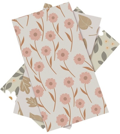 Crofton 12Pk Reusable Paper Towels - Floral