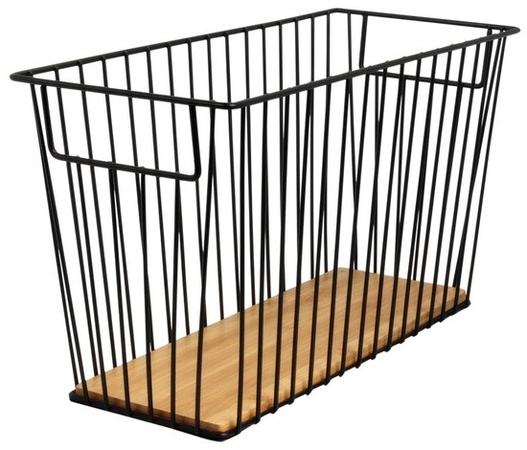 Kirkton House Premium Pantry Basket - Narrow - Natural Wood