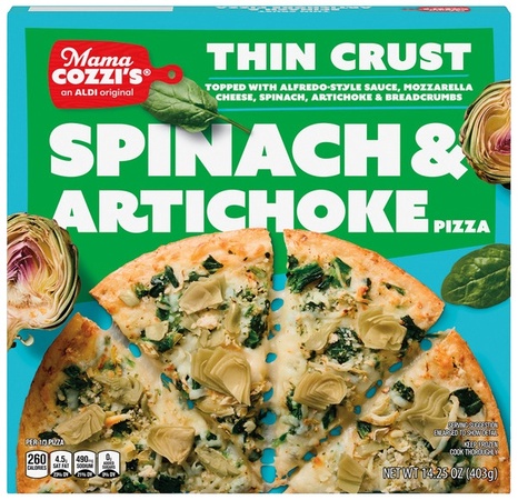 Mama Cozzi's Pizza Kitchen Pickle/Jalapeno Popper Pizza - Spinach Articho