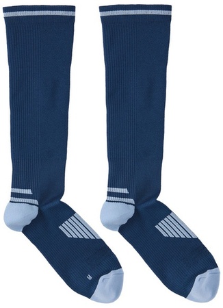 Crane L-M-Compression Socks - Navy/Blue