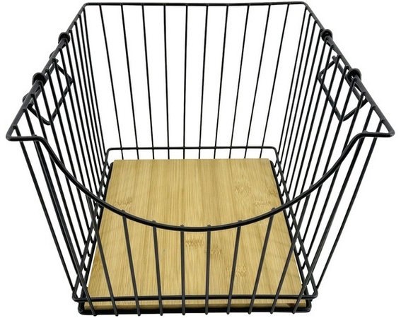Kirkton House Premium Pantry Basket - Large - Natural Wood